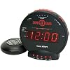 Sonic Bomb Dual Extra Loud Alarm Clock with Bed Shaker, Black | Sonic Alert Vibrating Alarm Clock Heavy Sleepers…