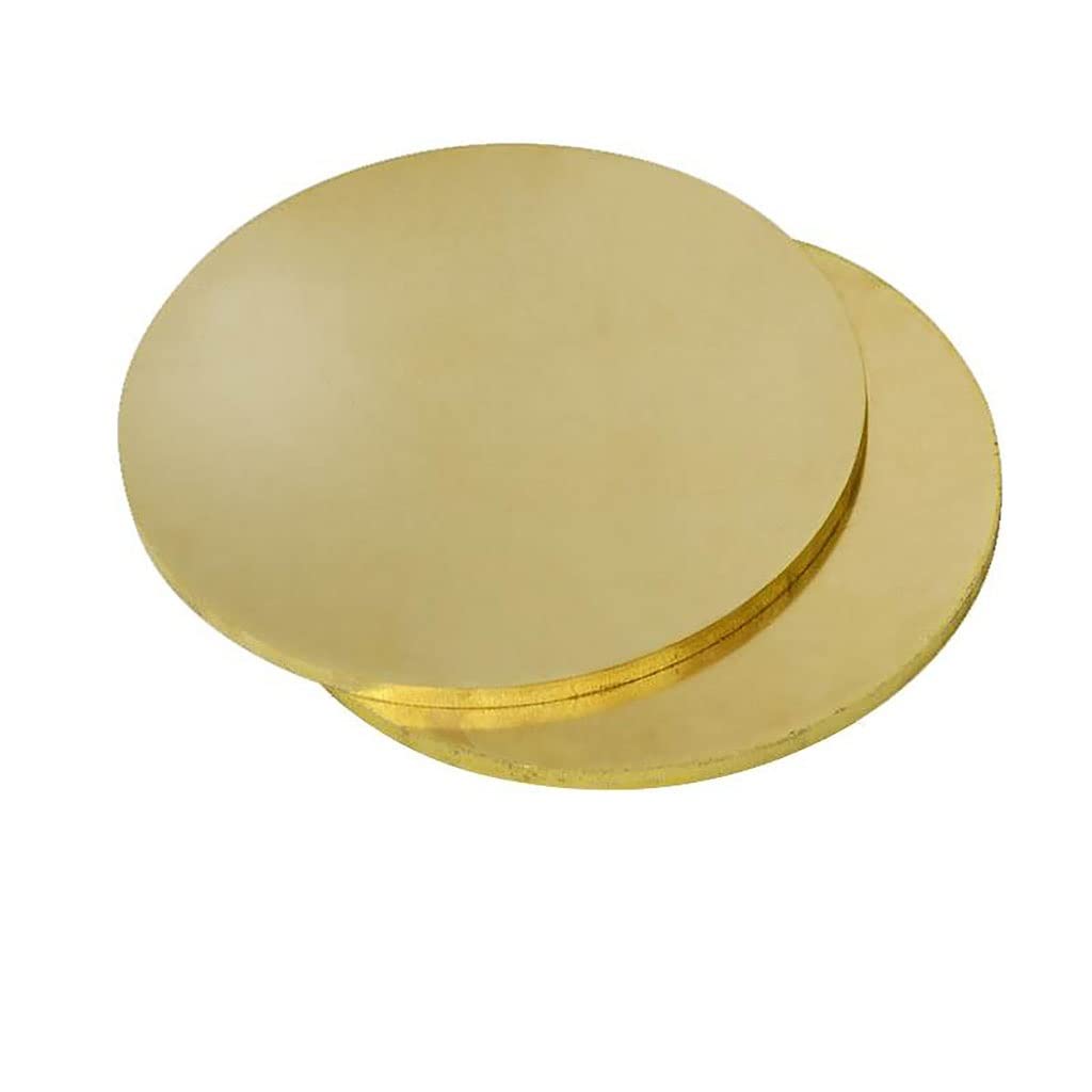 Brass Disc Sheet,H62 Brass Disc Dia 25mm - 200mm Thickness 0.8mm 1mm 1.5mm 2mm Brass Gasket Pure Copper Round Plate Brass Parts Cutting(1x30mm 3pcs)