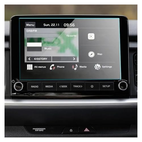 Protecteur d'écran navigation GPS Kia Stonic 2021 2022 film autoradio 8 pouces