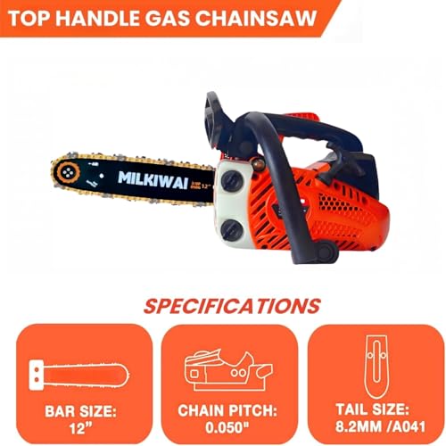 MILKIWAI 25.4CC Top Handle Chainsaw