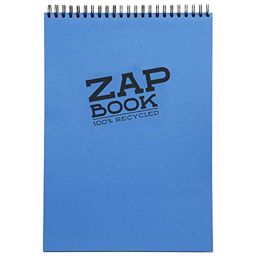 Papier croquis A3 Clairefontaine Zap Book carnet dessin recyclé à spirale
