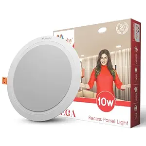 Murphy Aluminium Vega Round 10-Watt Led Panel Ceiling Light (Cool White)