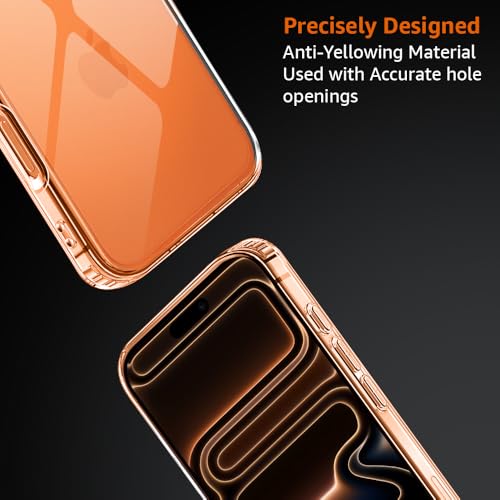 Image of Amozo for iPhone 17 Pro Max Back Case Cover | Ultra Hybrid Transparent Camera and Drop Protection Back Case Cover for iPhone 17 Pro Max - (Polycarbonate|Clear)