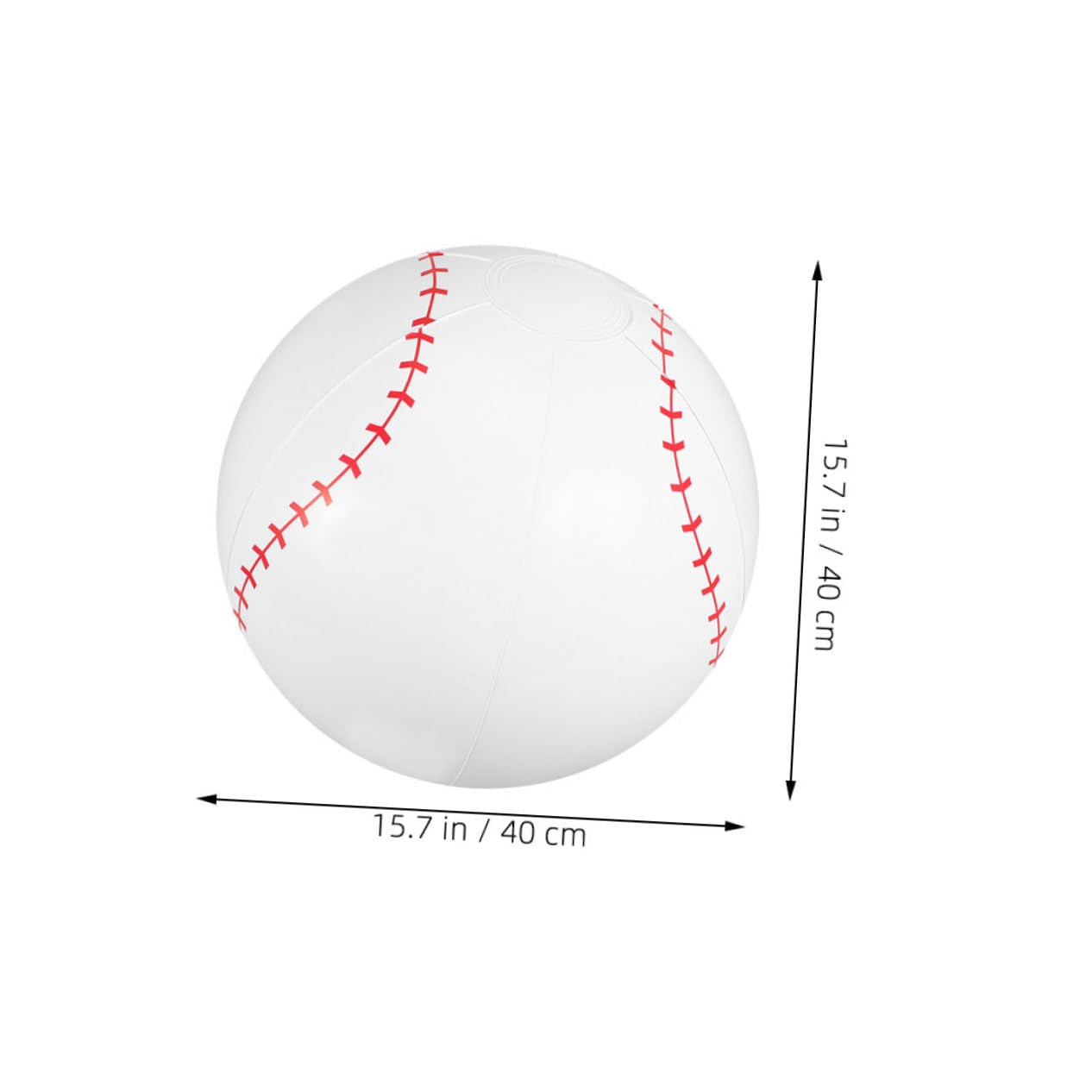 TOBBOMEY 4Pcs Inflatable Baseball Floating Balls for Teens for Outdoor Indoor Sports Activities Lightweight Portable Fun for