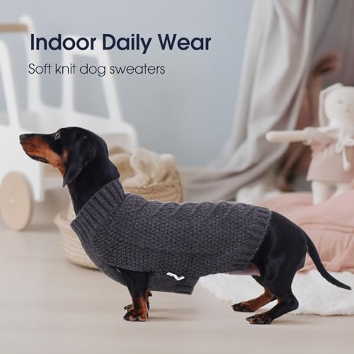 IECOii Hundepullover,Weihnachten Sweater FüR Hunde,Warmer Hunde Pullover FüR MittelgroßE GroßE Extra GroßE Hund,Hundemantel Fleece Hundepulli Wintermantel Hund,Winter Hunde Kleidung,Hund Sweatshirt