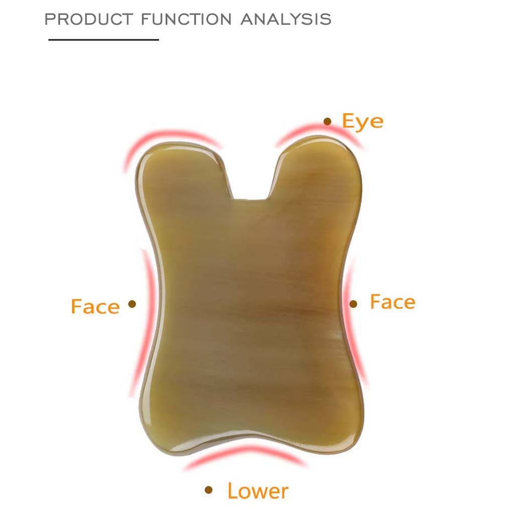 WZX Compresse Gua Sha, Strumento di Massaggio Naturale per la Cura della Pelle, Bordo Gua Sha per la Schiena del Viso, Ringiovanimento della Pelle, Riduce Il Gonfiore, Massaggiatore Terapia per Viso