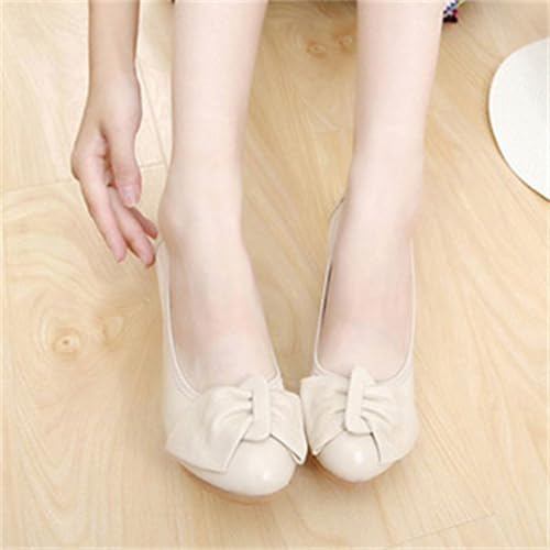 Women's Wedge Heel Pump Orthopedic Shoes Closed Toe Low Heel Pumps Comfotable Dress Shoes3