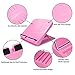 JADE KIT Slant Board Calf Stretcher Adjustable 4 Angles Anti Slip Incline Board for Stretching, Ankle Stretch Board Calf Stretch Incline Board for Heel, Hamstring, Achilles, Leg Calves, Pink