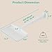 WALI Projector Ceiling Mount Tray，Projector Wall Mount Holds up to 22lbs，Height Adjustable Universal Projection Mount Tray 13.7'' x 8.6'', No Hole Installation, Hidden Cable Routing, White (PM-005-W)