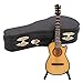 Wnvivi Miniature Guitar Model,Mini Musical Instrument Guitar Replica with Display Stand and Guitar Box,Wooden Guitar Model Desktop Decor(16cm)