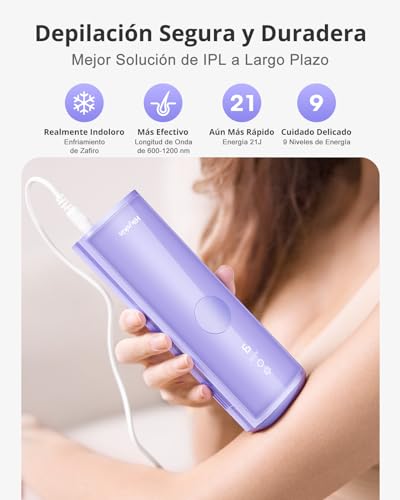 Descubre la mejor manicura y pedicura de LugoPulsa aqui 👈🏼 y pide cita Depiladora-Laser-Hielo-Zafiro-10-Minutos-de-Depilacion-de-Cuerpo-Completo-9-Niveles-y-21J-Depiladora-Luz-Pulsada-Indolora-para-Mujeres-Hombres-Bikini-Cara-Cuerpo