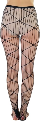Image of ToBeInStyle Women's Large Mesh Fishnet Patterned Pantyhose Tights