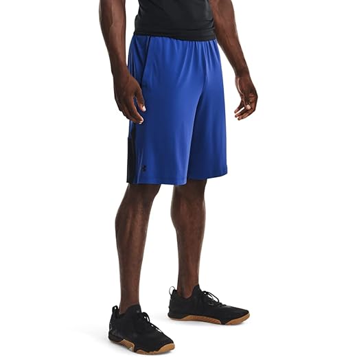 Under Armour Men's Raid 2.0 Workout Gym Shorts , Tech Blue (432)/Black , Medium