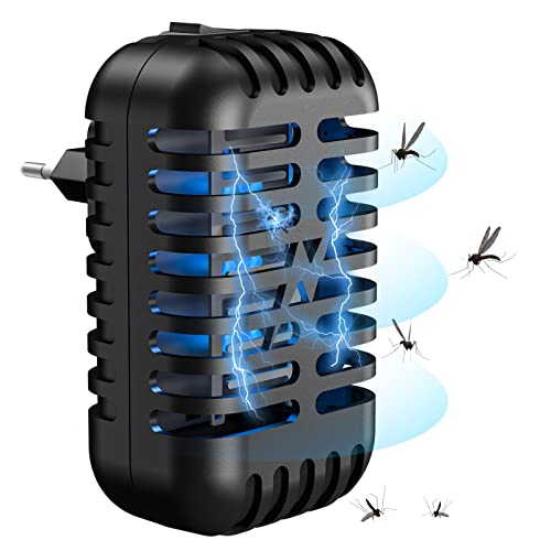 Lámpara Antimosquitos Eléctrico, Mata Insectos LED Lámpara Antimosquitos Enchufable Anti-Insectos Eléctrica con Luz...