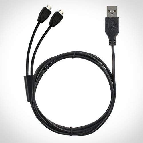 Omnihil 10 Feet Dual Micro-USB Splitter Cable- Power up to Two Micro USB Devices at Once image 3