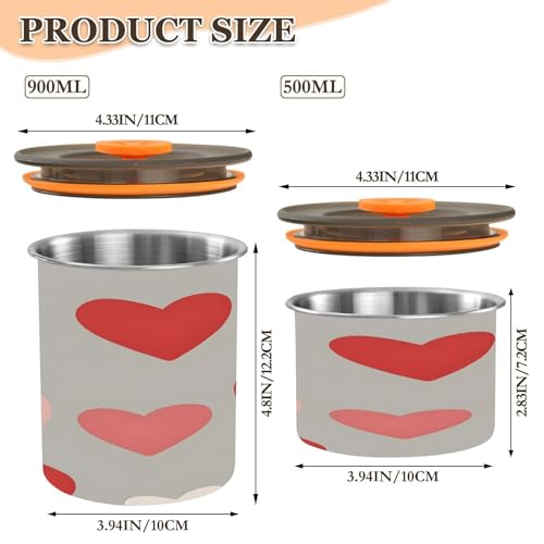 Contenedor Hermético para Café de Acero Inoxidable 17oz miniatura 3