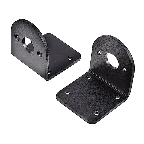 ULTECHNOVO Motor Fixed Bracket DIY Mini Motor Bracket for Horizontal Mounting Aluminum Alloy 2 Pcs
