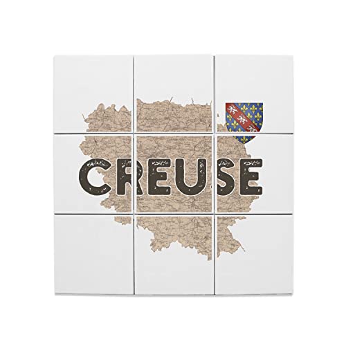 Carreaux céramique Creuse 23 carte ancienne Nouvelle Aquitaine