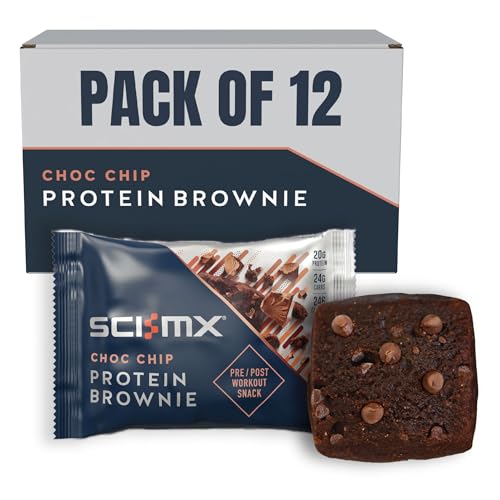 SCI-MX Nutrition High Protein Brownie Box Chocolate Pack of 12 x 65 g