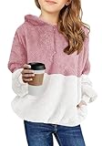 pull fille ado Taille : convient aux enfants de 4 à 14 ans, doux pour la peau, lavable, ne se décolore pas facilement et offre une certaine élasticité, convient aux enfants de toutes tailles et de toutes morphologies.