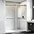 NicBex Glass Shower Door 56-60" W x 76" H Double Sliding Frameless Shower Door with Soft-Close 3/8 Inch (10mm) Tampered Glass Glass Panel with Easy-Cleaning Coating, Chrome