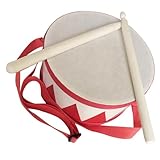Instrument de musique : tambour peut utilisé par les adolescents et les enfants, ce qui peut renforcer la relation parent-enfant, tambour pour tout-petits