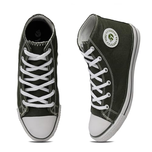 Image of YUKI Unisex Canvas Comfortable & Lightweight Sneaker for Men's and Women's | High Top Canvas Sneakers