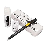 Heat Erasable Fabric Marker for Sewing, Embroidery, Quilting, Fabric Marking Pens, Washable Sewing Chalk Marking Pens with 20pcs Replaceable Pen Refills