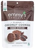 Emmys Organics Coconut Dark Cacao Macaroons, 6 oz (Pack of 2)