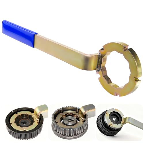 Timing Hole Plug- Design Change - 2011-2019 Subaru 5 Sporthfish STD Intake/Exhaust Cam Sprocket Wrench Tool for Subaru Impreza WRX STI, Forester XT, Legacy GT, Outback XT, Saab 9-2X, Baja Spline Camshaft Pulley Holder 2 in 1