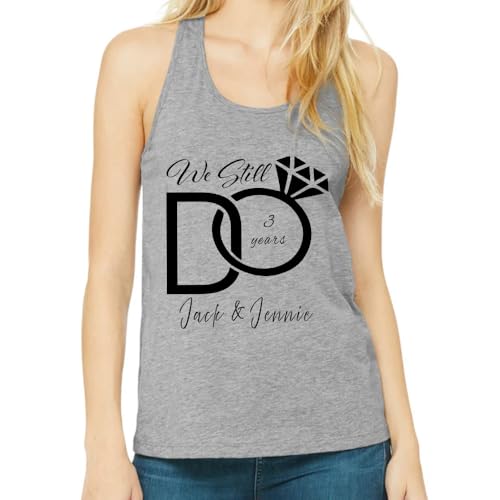 Image of Anniversary Matching Shirts, for Couple, Heart Design T-Shirt Set, Wedding Present, Honeymoon Outfit