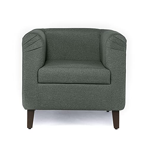 Image of Wakefit Sofa Set | 3 Year Warranty | Sofa 5 Seater, 5 Seater Sofa for Living Room, Wooden Sofa Set, Sofa Set 3+1+1 Seater - Miami(Omega : Green)
