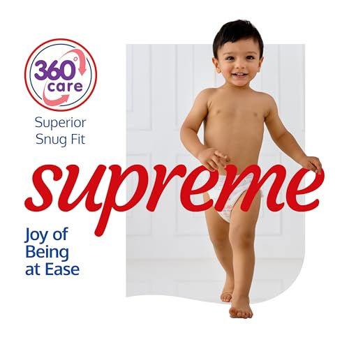 Image of LuvLap Supreme Diaper Pants Large (LG) 9 to 14Kg, 62Pcs, 360 skin care with 10 million breathable pores, Aloe Vera for superior Rash prevention, upto 12hr protection, 5 layer super light core