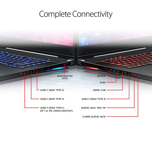 ASUS ROG Zephyrus S Thin and Portable (2019) Gaming Laptop, 15.6” 240Hz G-SYNC FHD IPS, GeForce RTX 2070, i7-9750H, 16GB DDR4 RAM, 1TB PCIe Hyper Drive SSD, Per-Key RGB, Windows 10 Pro, GX502GW-XB76