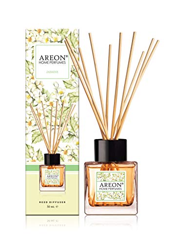 Areon Home Perfume Reed Diffuser 50 ml 10 Rattan Reeds - Jasmine