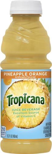 Miniatura 2 de Bebida de jugo Tropicana, botellas de 15.2, naranja piña, 15.2 onzas (paquete de 12)