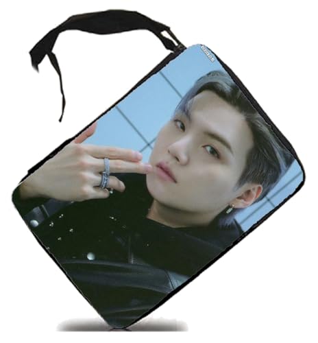 MERCHANDMANIA Estuche BTS Personaje KPOP Cantante 2025 Suga Scholar Case