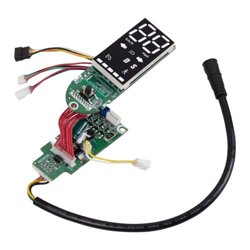 Tableau de bord LED pour scooter électrique avec compteur de vitesse et de kilométrage intégré