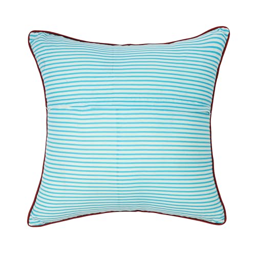 Image of Square Cushion Covers 16x16 inch Pack of 5 Decorative Throw Pillow Covers Printed Forest Theme for Home Decoration