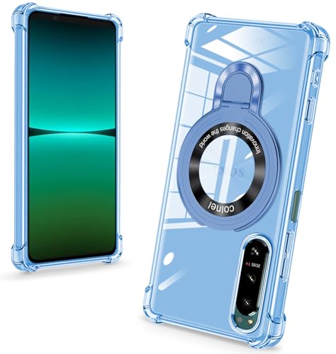 SONY Xperia5Ⅳ 128GB ブルー SIMフリー 新品カバー付き Amazon.co.jp: Xperia 5 IV ケース クリア リング付き MagSafe対応