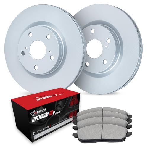 R1 Concepts WDUN1-31208 - Carbon Series Rear Brake Kit With 5000 OE Pads