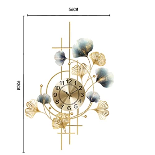 Orologio da parete decorativo moderno, design unico per soggiorno e camera da letto, elegante decorazione per la casa, movimento silenzioso, per proprietari di case e appassionati di arredamento