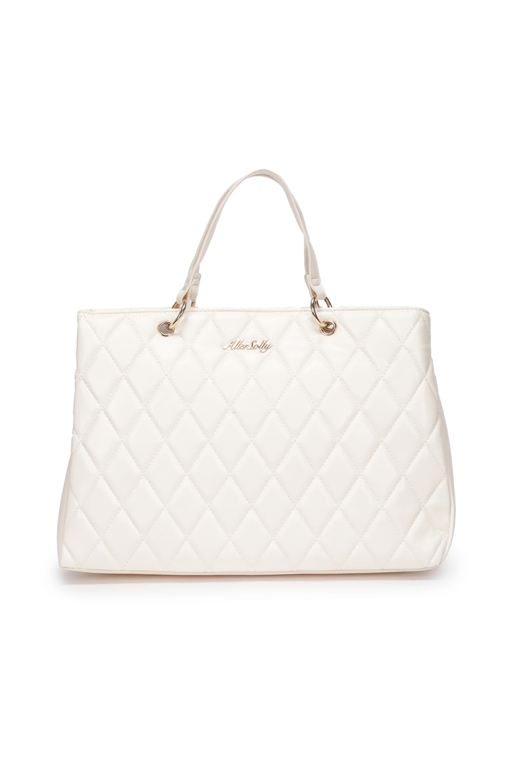 Structured Handheld Bag with Quilted Detail-image-4