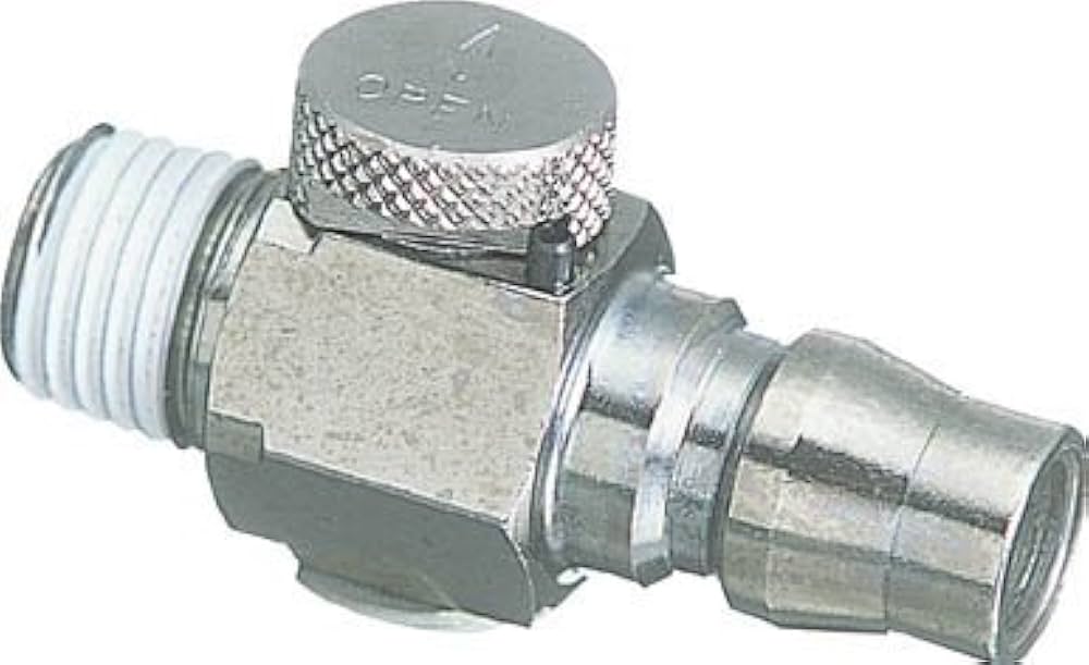 Amazon.co.jp: チヨダ 流量調整弁付カップリングプラグ R1/4