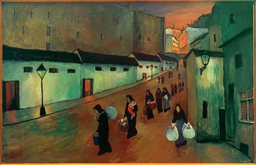 Peinture Poster Abstraite Marianne Von Werefkin Heimkehr Décoration Maison 60x90