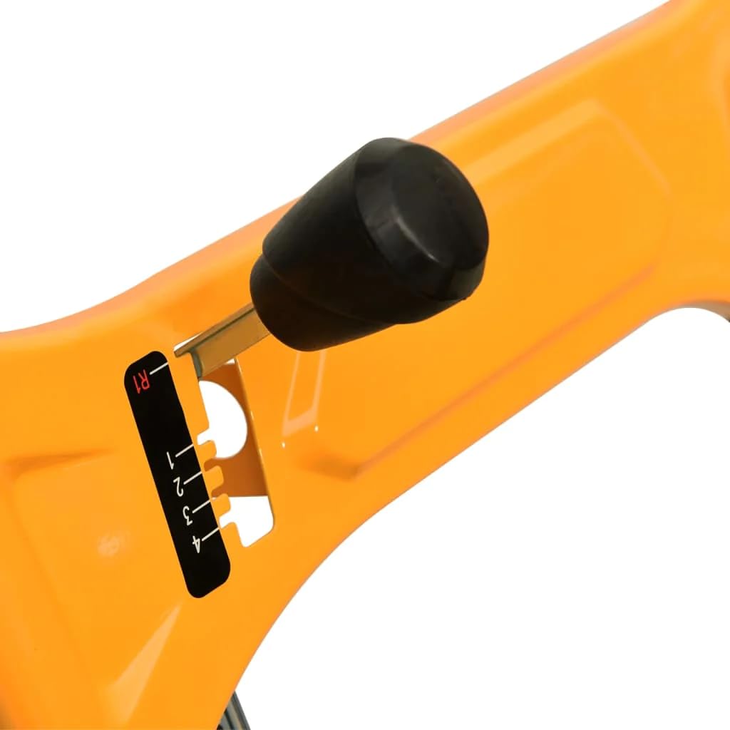 VidaXL Souffleuse à neige 6,5 ch Jaune noir
