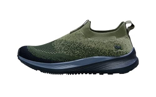 Image of Neeman's Blend Knit Slip-On Sneakers for Men | Stylish Casual Shoes with Padded EVA Insole | Breathable Lightweight Footwear | Everyday Sneaker for Boys