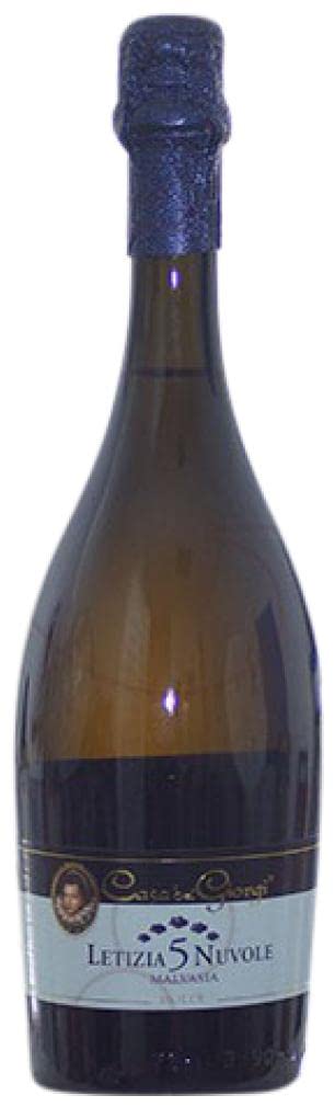3 × Dei Giorgi Letizia 5 Nuvole Malvasía Dulce Lambrusco di Sorbara (Caja de 3 Botellas de 75 cl)