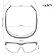 voltX GT Adjustable Bifokale Lesen Schutzbrille (BRAUN +2.0 Dioptrie) CE EN166FT, Anti Beschlag Beschichtung, anpassbarer Bügel, Kratzfest, UV400 Schutz.