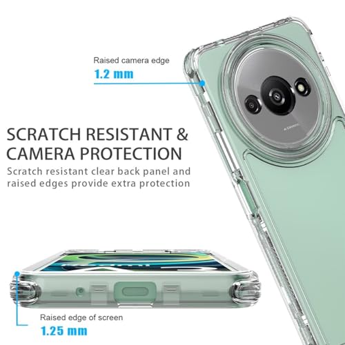 Coque pour Xiaomi Redmi A3 robuste de qualité supérieure transparente